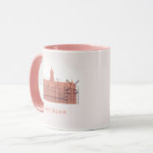 Mug Amsterdam, horizon de Pays-Bas | des points de (Devant gauche)