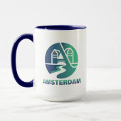 Mug Amsterdam Netherlands Europe (Gauche)