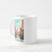 Mug Amsterdam Pays-Bas Canal Travel (Devant gauche)