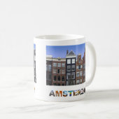 Mug Amsterdam Pays-Bas - Maisons du canal (Devant droit)