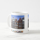 Mug Amsterdam Pays-Bas - Maisons du canal (Devant gauche)