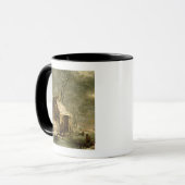 Mug Amsterdam, scène d'hiver, XVIIème siècle (Devant gauche)
