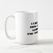 Mug amusant  (Gauche)