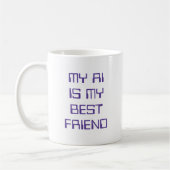Mug Amusant AI/Chatbot Enthousiaste de la tech geek pe (Gauche)