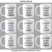 Mug Amusant AI/Chatbot Enthousiaste de la tech geek pe