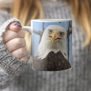 Mug Amusant aigle à tête blanche