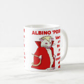 Mug Amusant Albino Possum Vampire animal (Devant droit)