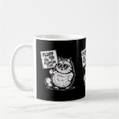 Mug Amusant Angry Fluffy Chat Animaux Propriétaires Ch (Gauche)