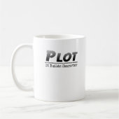 Mug Amusant auteur écrivain Pun Plot It Builder (Gauche)