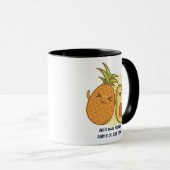 Mug Amusant Avocado Ananas Best Friends BFF Kawaii (Devant droit)