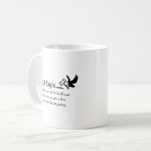 Mug Amusant Avocat Juridique Aigle Dire / Citer Droit  (Devant gauche)