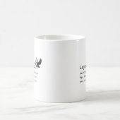 Mug Amusant Avocat Juridique Aigle Dire / Citer Droit (Centre)