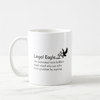 Mug Amusant Avocat Juridique Aigle Dire / Citer Droit 
