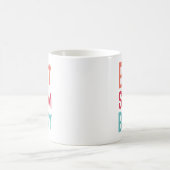 Mug Amusant Best Swim Buddy Natation Moderne Typograph (Centre)