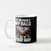 Mug Amusant Billard Design Pour Hommes Femmes Billard (Gauche)