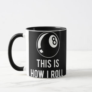 Mug Amusant Billard Design Pour Les Joueurs De Billard
