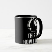 Mug Amusant Billard Design Pour Les Joueurs De Billard (Devant droit)