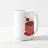 Mug Amusant Bombe de cacao Boire Amusant Chocolat Chau (Devant droit)