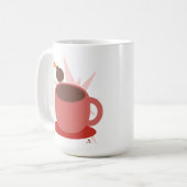 Mug Amusant Bombe de cacao Boire Amusant Chocolat Chau (Devant gauche)