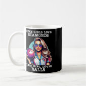 Mug Amusant Bowling Art Pour Femmes Filles Track Bowli (Gauche)