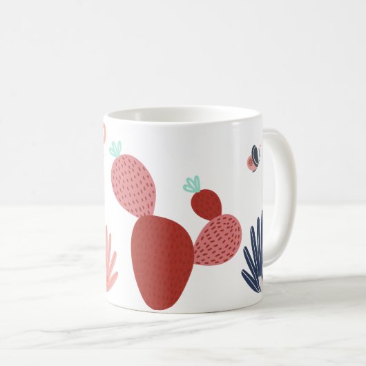 Mug Amusant cactus serpent (Devant droit)