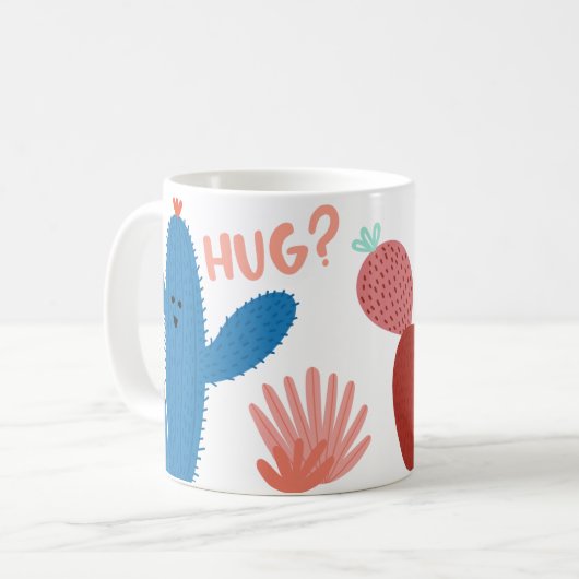Mug Amusant cactus serpent (Devant gauche)