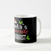 Mug Amusant cadeau de Noël d'Oncologue préféré de Père (Devant droit)