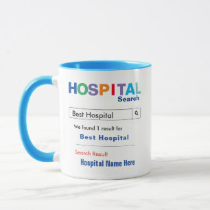 Mug Amusant cadeau personnalisé du meilleur hôpital