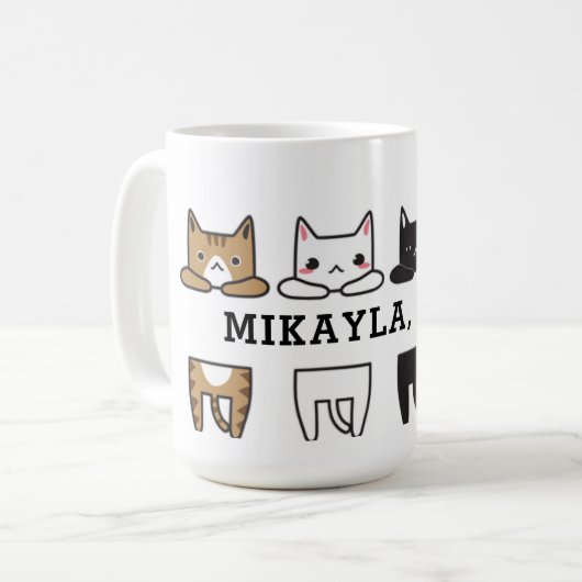 Mug Amusant cadre multicolore (Devant gauche)