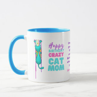 Mug Amusant CHAT MOM Anniversaire Du MARI À LA FEMME
