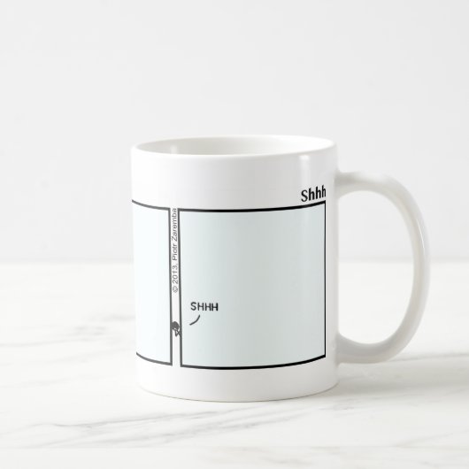 Mug Amusant chichi chichi muscade - 123 (Droite)
