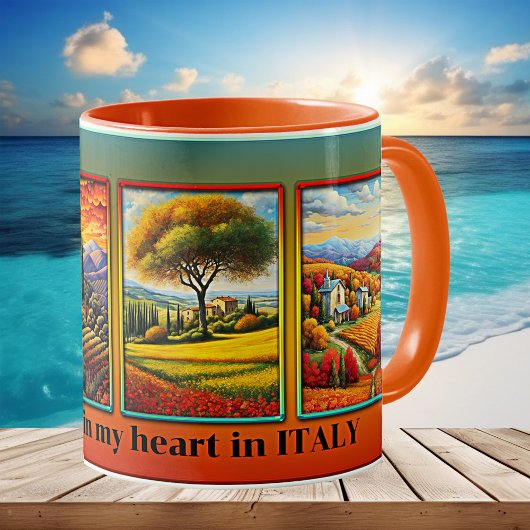 Mug Amusant Coloré Personnalisé Art Italien
