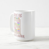 Mug Amusant Comment je roule livre lecteur de panier C (Devant gauche)