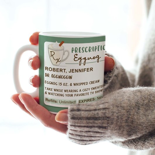 Mug Amusant Cosy Prescription Holiday Eggnog