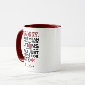 Mug Amusant Coworker Anniversaire Gag Typographie (Devant gauche)