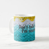 Mug Amusant Crochet Design (Devant gauche)