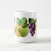 Mug Amusant Crochet Fruit Collage Scrapbook (Centre)
