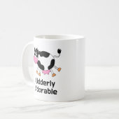 Mug Amusant Cute Cow Pun Design de dessin (Devant gauche)