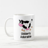 Mug Amusant Cute Cow Pun Design de dessin (Gauche)