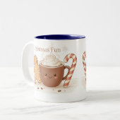 Mug amusant de Noël Merry Mist (Devant gauche)