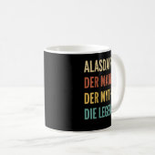Mug Amusant design de prénom allemand - Alasdair (Devant droit)