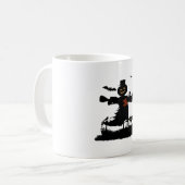 Mug Amusant design d'halloween avec épouvantail (Devant gauche)