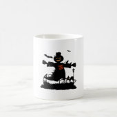 Mug Amusant design d'halloween avec épouvantail (Centre)