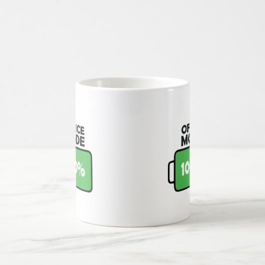 Mug Amusant Design Office Mode Plein Charge Louveur de (Centre)