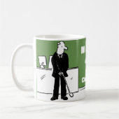 Mug Amusant design pour le golfeur. Golfeur de bureau (Gauche)