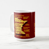 Mug Amusant design Wisconsin (Devant gauche)