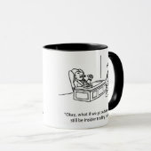 Mug amusant du marché Stock (Devant droit)