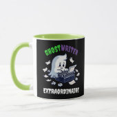 Mug Amusant Écrivain Ghost Extraordinaire Cute Ghost (Gauche)