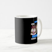 Mug Amusant Écureuil Mignonne Textant Le nourricier (Devant droit)