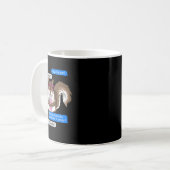 Mug Amusant Écureuil Mignonne Textant Le nourricier (Devant gauche)
